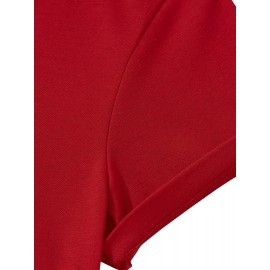 Halloween Women'S Plus Size T-Shirt - Spooky Pumpkin & Cat Graphic, Short Sleeve, Round Neck, Stretchy Polyester Blend, Casual & Elegant Style for Spring/Summer/Fall, Fall Fashion Top | Halloween Apparel | Stretchy Fabric