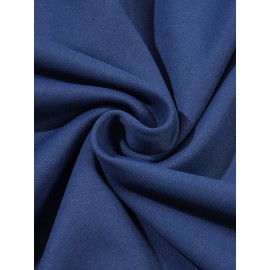 Plus Size Women's Loose Fit Long Sleeve Sweatshirt - Geometric Pattern Round Neck Casual Pullover, All-Season Soft Breathable Fabric, Machine Washable for Everyday Comfort, Comfortable Clothing, Playful Design, Easy Care Material