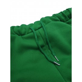 Women's Mother's Day Fashion Casual Sporty Mama Letter Heart Print Set, Premium Autumn/Winter Trendy Youthful Fleece Hoodie and Jogger Pants Two-Piece Outfit, Versatile Hooded Suit, Women's Clothing, Gift Choice